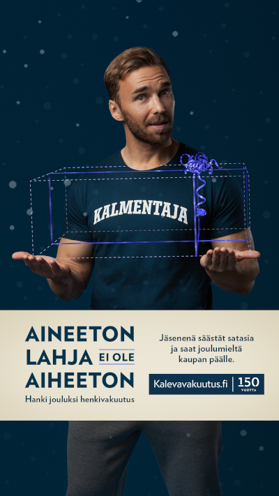 Hanki jouluksi Kalevan henkivakuutus pariturvana – merkittävästi edullisempi jäsenelle